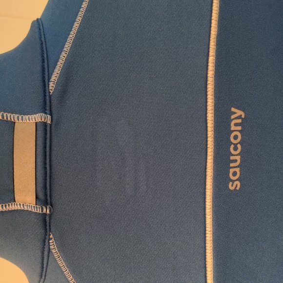 Saucony Run Top - Women's Medium - Blue - Mid Weight - Picture 7 of 9